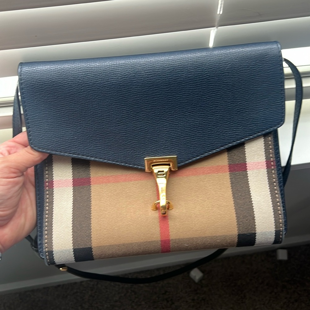 Burberry Macken House Check Derby crossbody